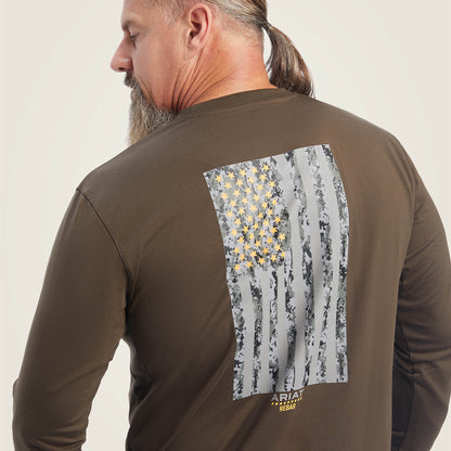 Rebar Workman Reflective Flag Graphic T-Shirt - Ariat Best Price