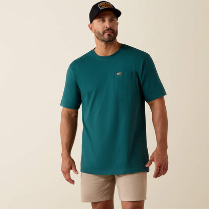 Rebar Cotton Strong Standard Pocket T-Shirt - Ariat Popular
