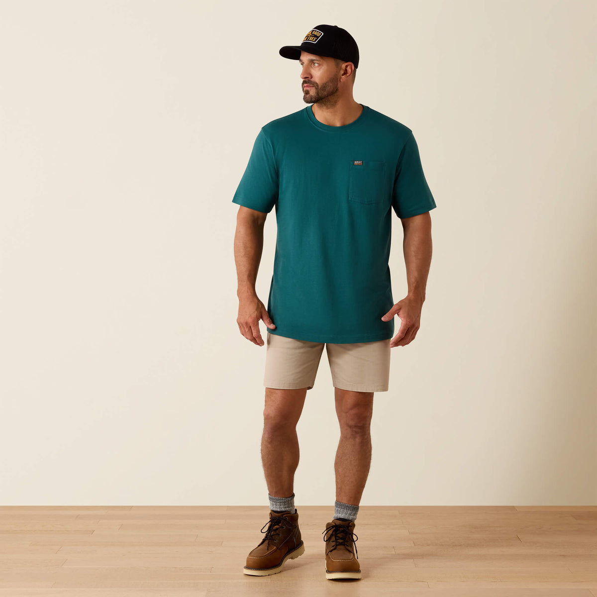 Rebar Cotton Strong Standard Pocket T-Shirt - Ariat Popular