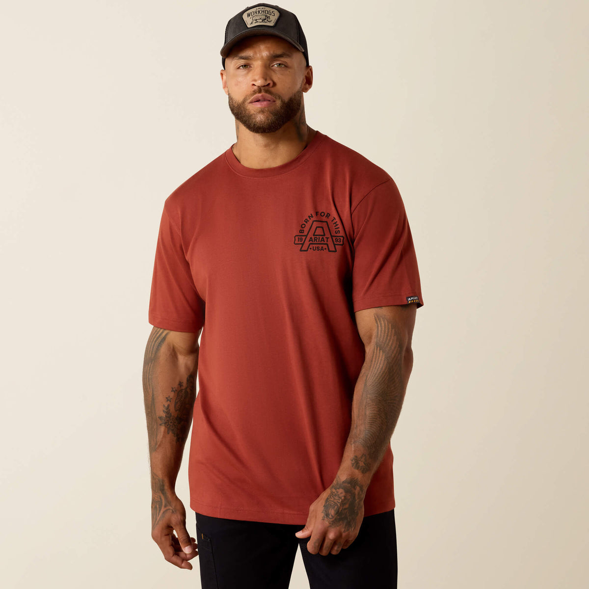 Rebar Cotton Strong Hardhead T-Shirt - Ariat Featured