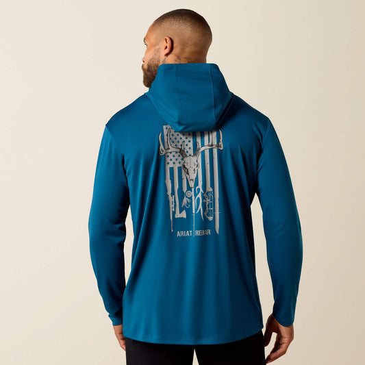Rebar Sunblocker Outdoor Hooded Classic Fit Long Sleeve T-Shirt - Ariat Everyday