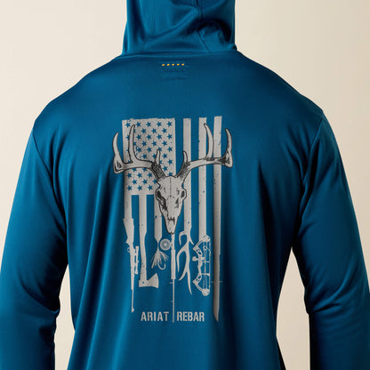 Rebar Sunblocker Outdoor Hooded Classic Fit Long Sleeve T-Shirt - Ariat Everyday