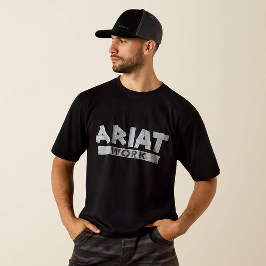 Rebar Cotton Strong Duct Logo T-Shirt - Ariat Great Value