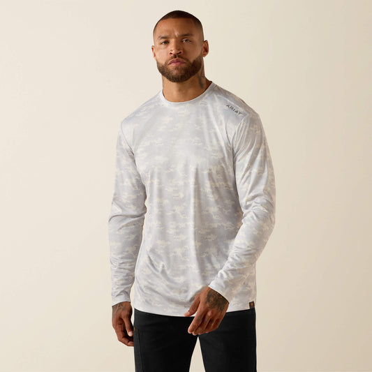 Rebar Sunblocker Printed Long Sleeve T-Shirt - Ariat Trusted