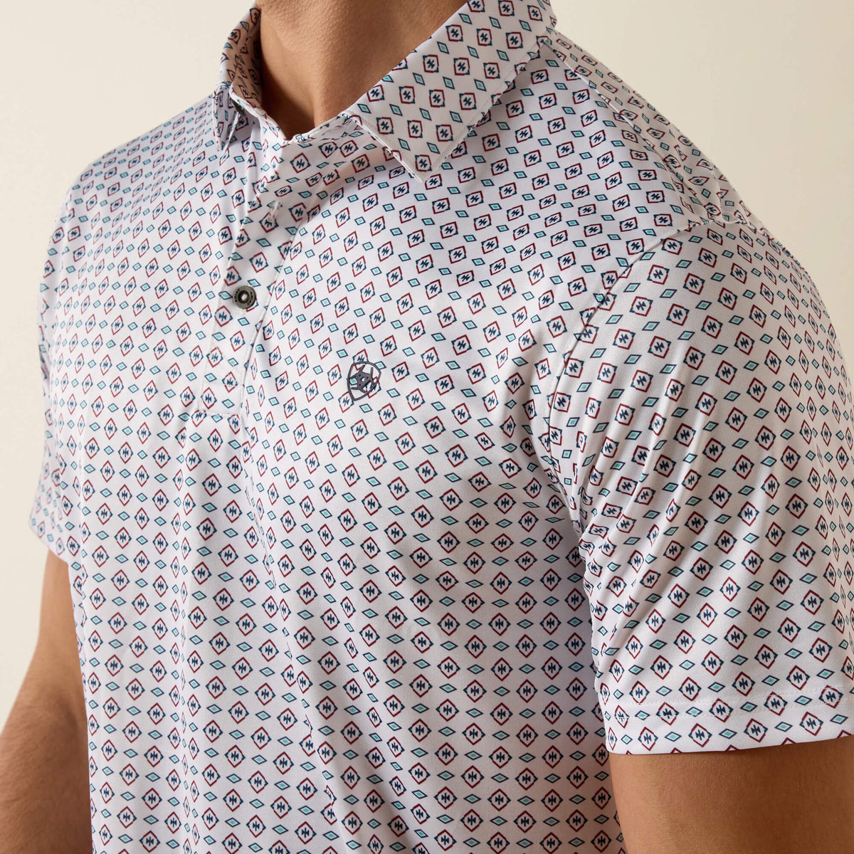 All Over Print Fitted Polo - Ariat Customer Favorite