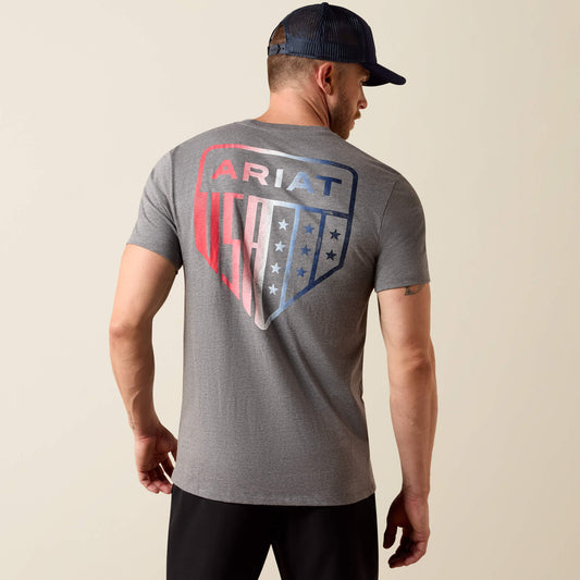 Ariat USA Pat Badge T-Shirt - Ariat Classic