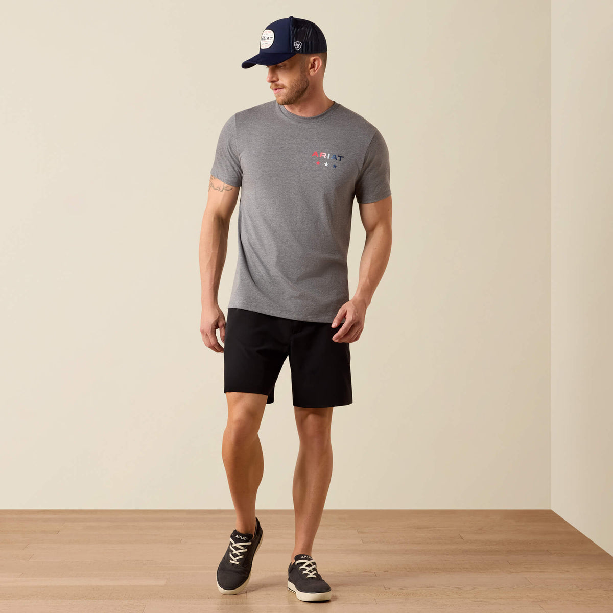Ariat USA Pat Badge T-Shirt - Ariat Classic