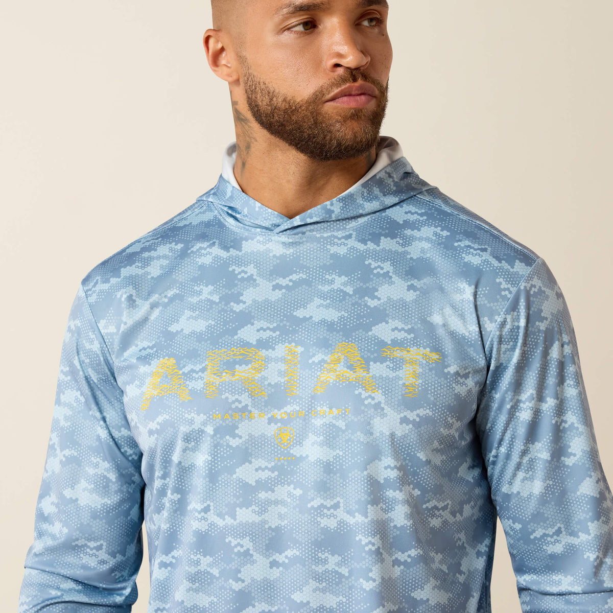 Rebar Sunblocker Printed Craft Hooded Long Sleeve T-Shirt - Ariat Featured