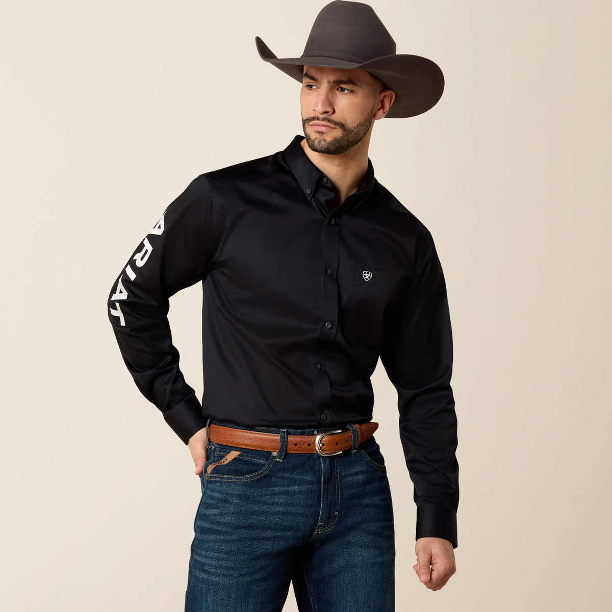 Team Logo Twill Fitted Shirt - Ariat Deals