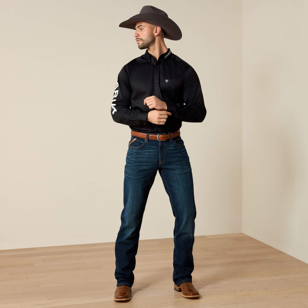 Team Logo Twill Fitted Shirt - Ariat Deals