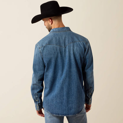 Sawtooth Denim Retro Fit Shirt - Ariat Discount