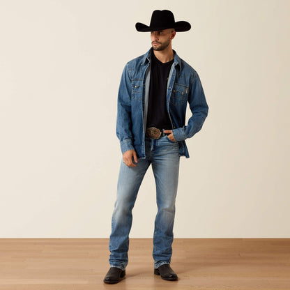 Sawtooth Denim Retro Fit Shirt - Ariat Discount