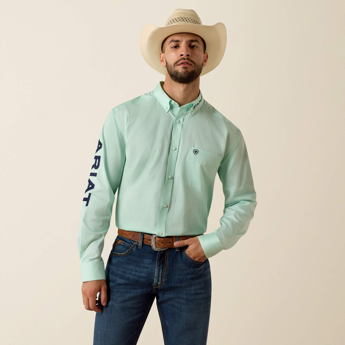 Team Logo Lightweight Twill Classic Fit Shirt - Ariat Discount