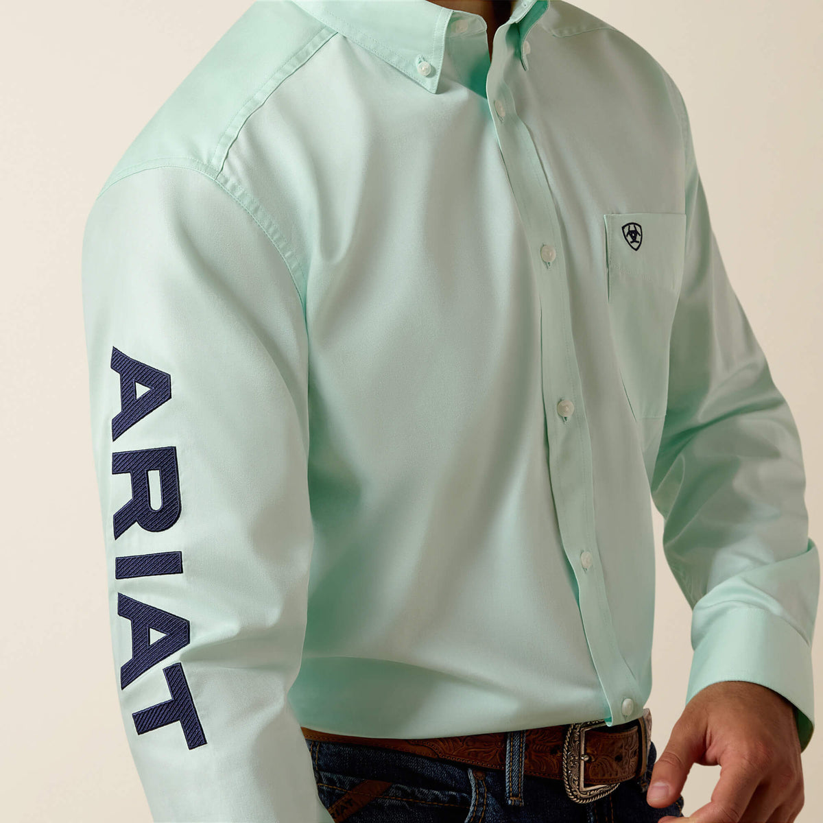 Team Logo Lightweight Twill Classic Fit Shirt - Ariat Discount