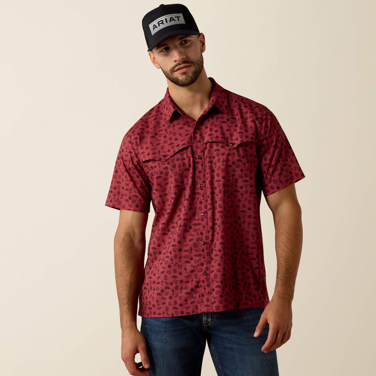 Printed VentTEK Western Yoke Classic Fit Snap Shirt - Ariat New