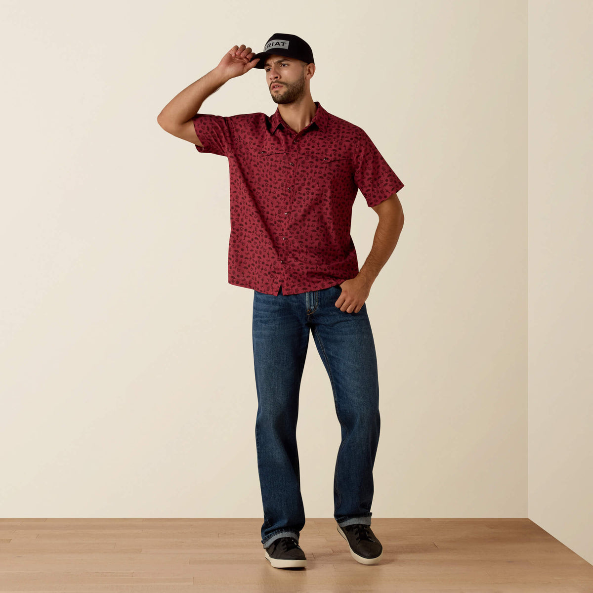 Printed VentTEK Western Yoke Classic Fit Snap Shirt - Ariat New