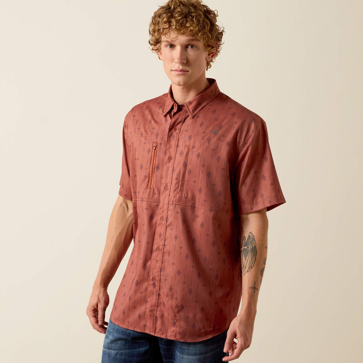 Printed VentTEK Classic Fit Shirt - Ariat Top Pick