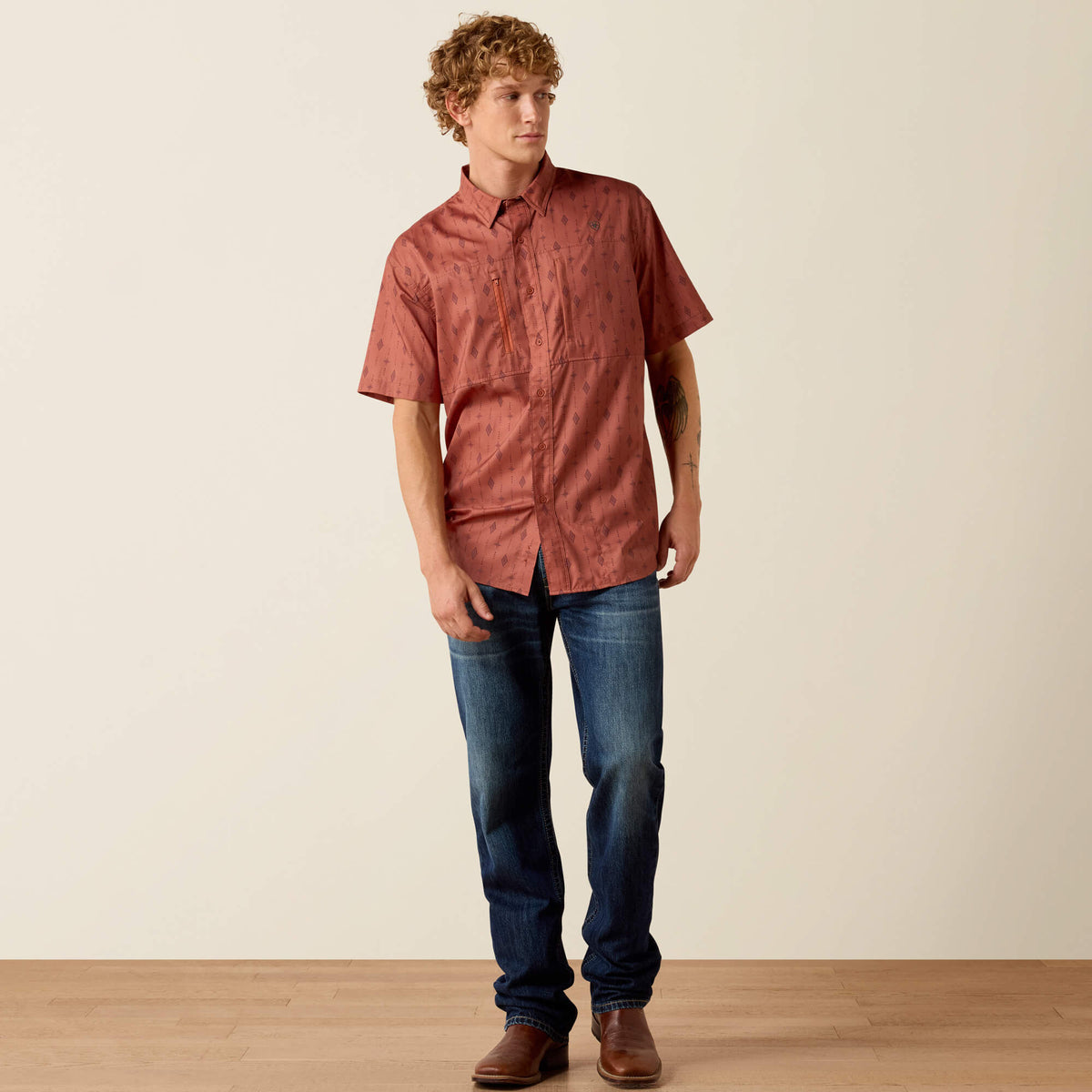 Printed VentTEK Classic Fit Shirt - Ariat Top Pick