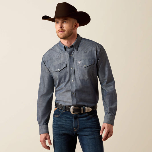 Wrinkle Free Refined Slub Classic Fit Shirt - Ariat Hot Sale