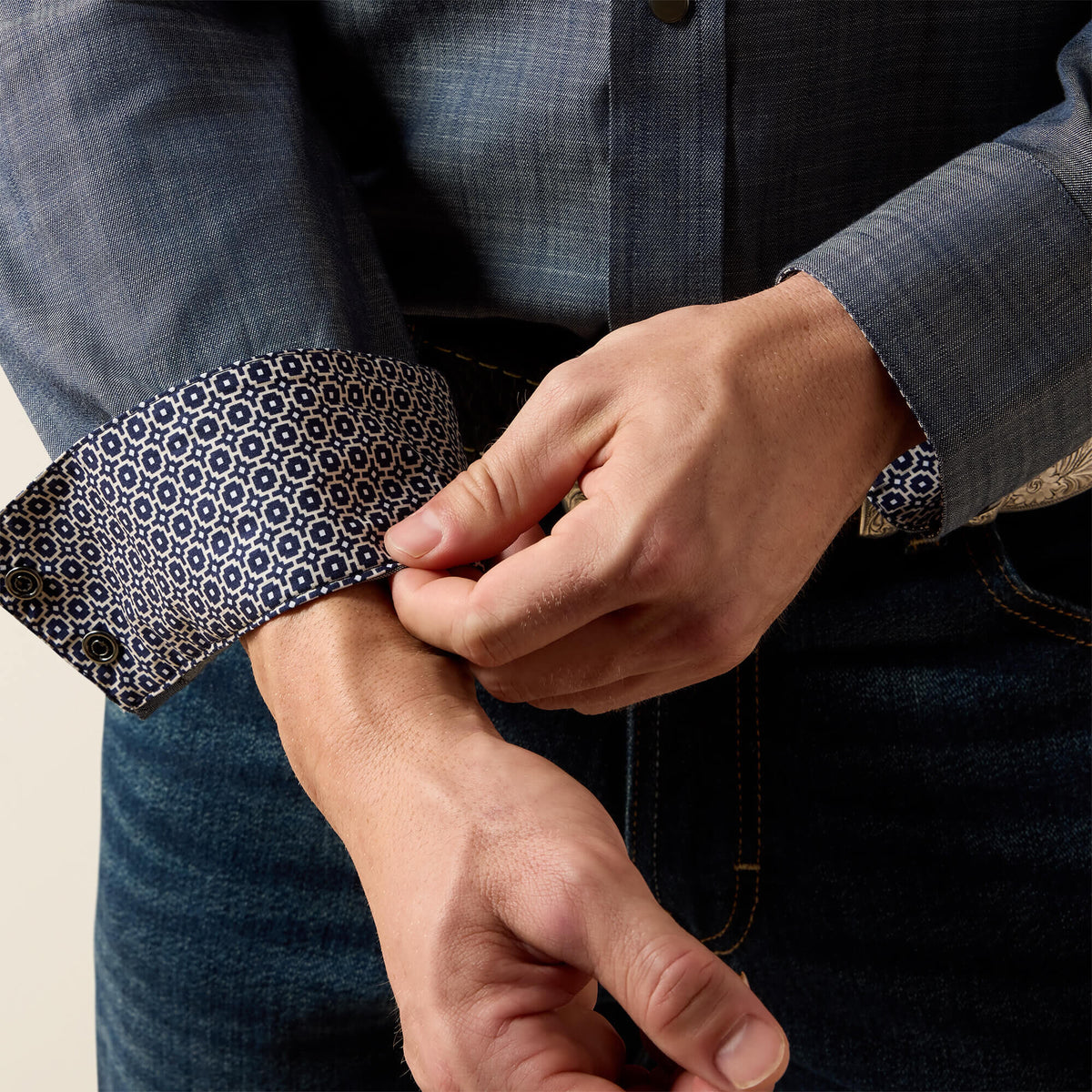 Wrinkle Free Refined Slub Classic Fit Shirt - Ariat Hot Sale