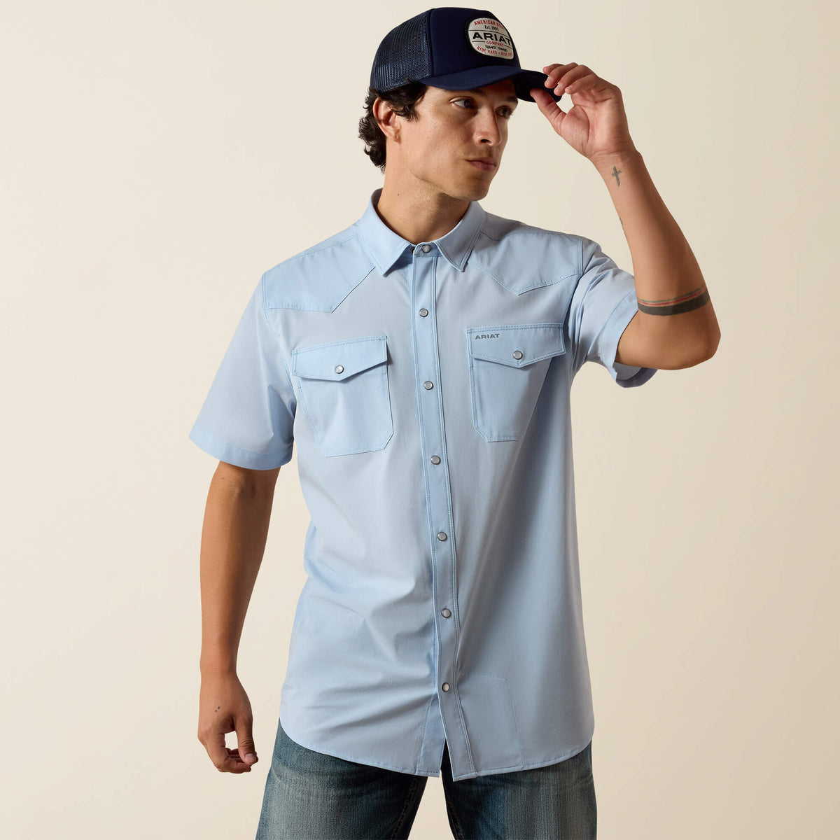 FrontierTough VentTEK Western Fitted Snap Shirt - Ariat New