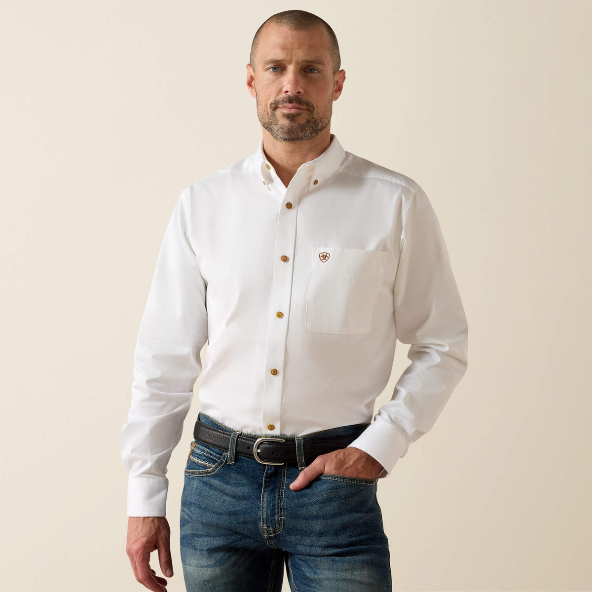 Solid Twill Fitted Shirt - Ariat New
