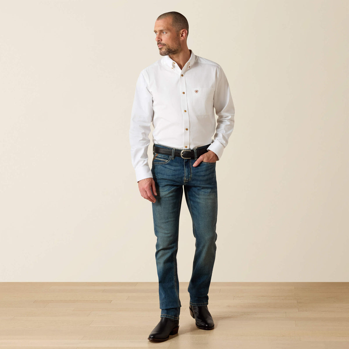 Solid Twill Fitted Shirt - Ariat New