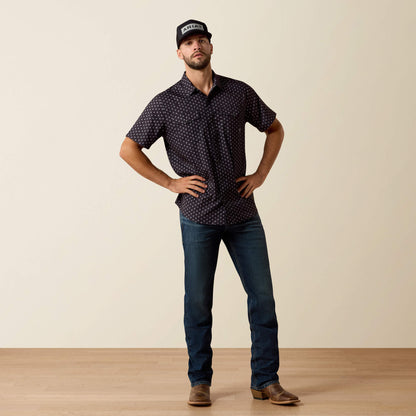 Printed VentTEK Western Fitted Snap Shirt - Ariat Classic