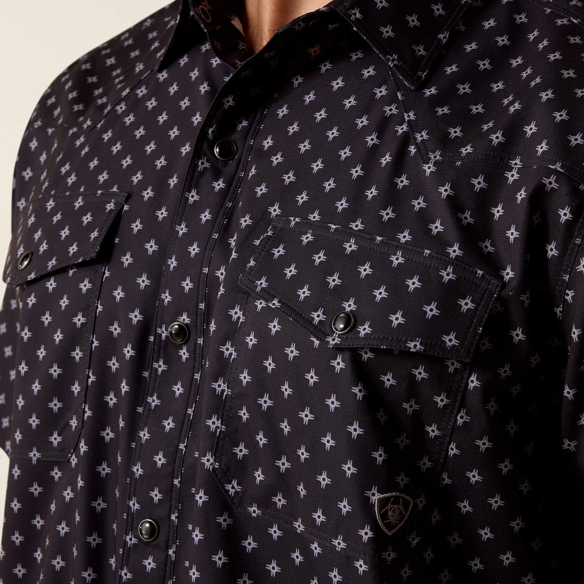 Printed VentTEK Western Fitted Snap Shirt - Ariat Classic