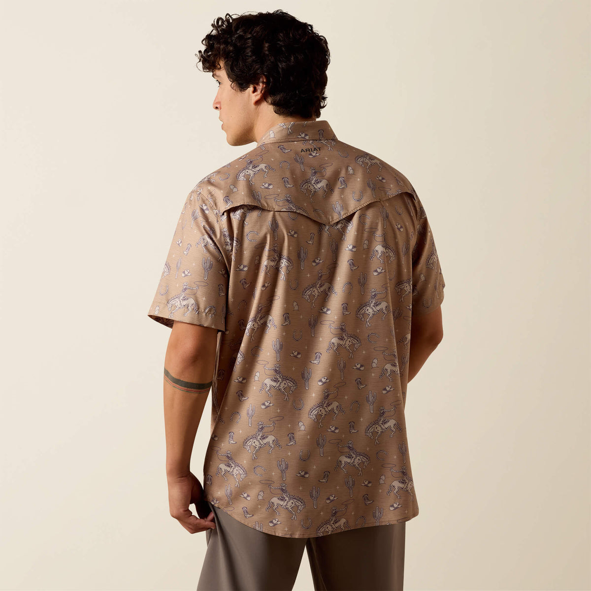Printed VentTEK Western Fitted Snap Shirt - Ariat Top Pick