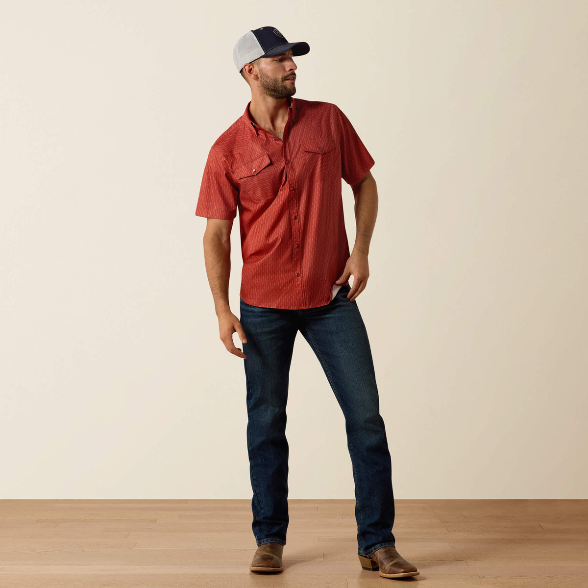 Printed VentTEK Western Fitted Snap Shirt - Ariat Featured