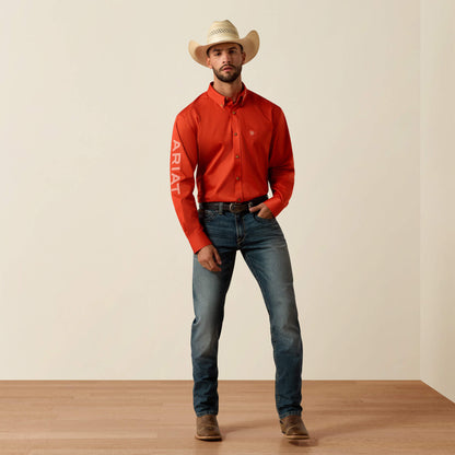 Team Logo Lightweight Twill Classic Fit Shirt - Ariat Signature