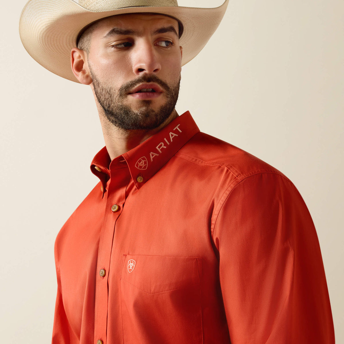 Team Logo Lightweight Twill Classic Fit Shirt - Ariat Signature