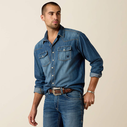Denim Retro Fit Shirt - Ariat Popular