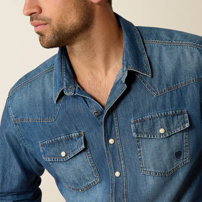 Denim Retro Fit Shirt - Ariat Popular