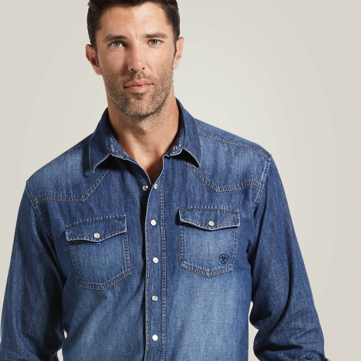 Denim Retro Fit Shirt - Ariat Popular
