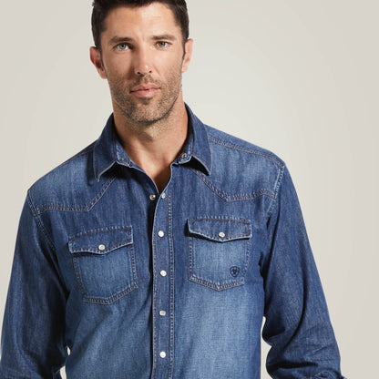 Denim Retro Fit Shirt - Ariat Popular