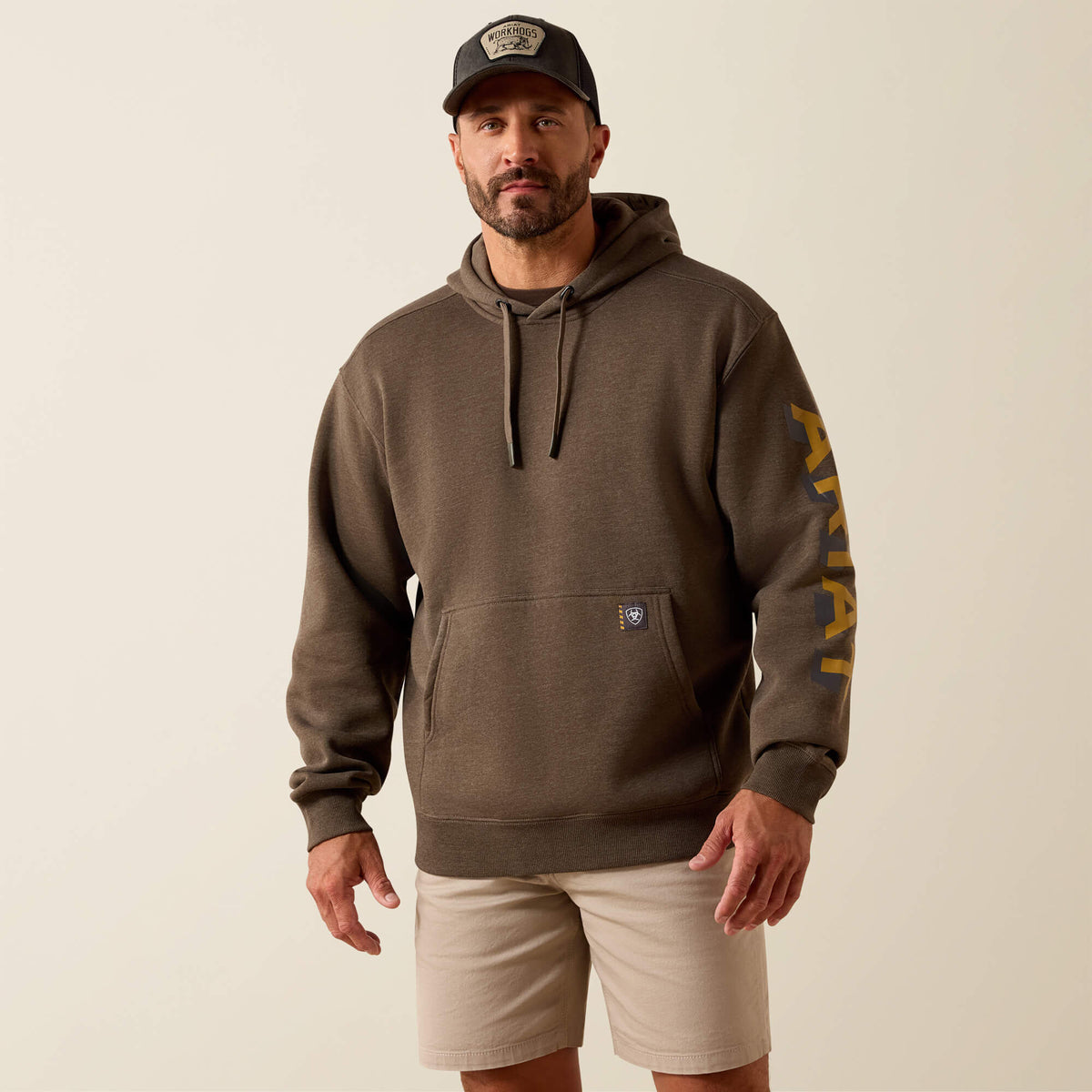 Rebar Lightweight Logo Hoodie - Ariat Popular