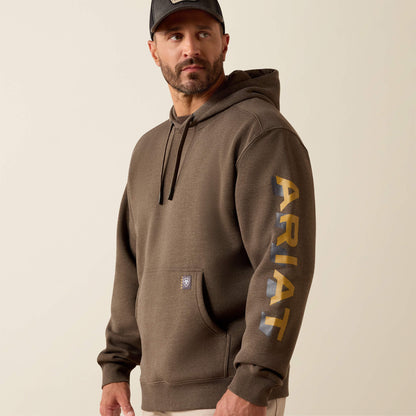 Rebar Lightweight Logo Hoodie - Ariat Popular