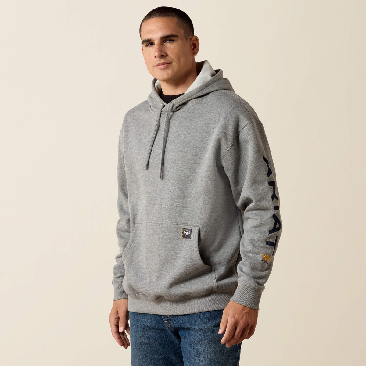 Rebar Workman Graphic Hoodie - Ariat Featured