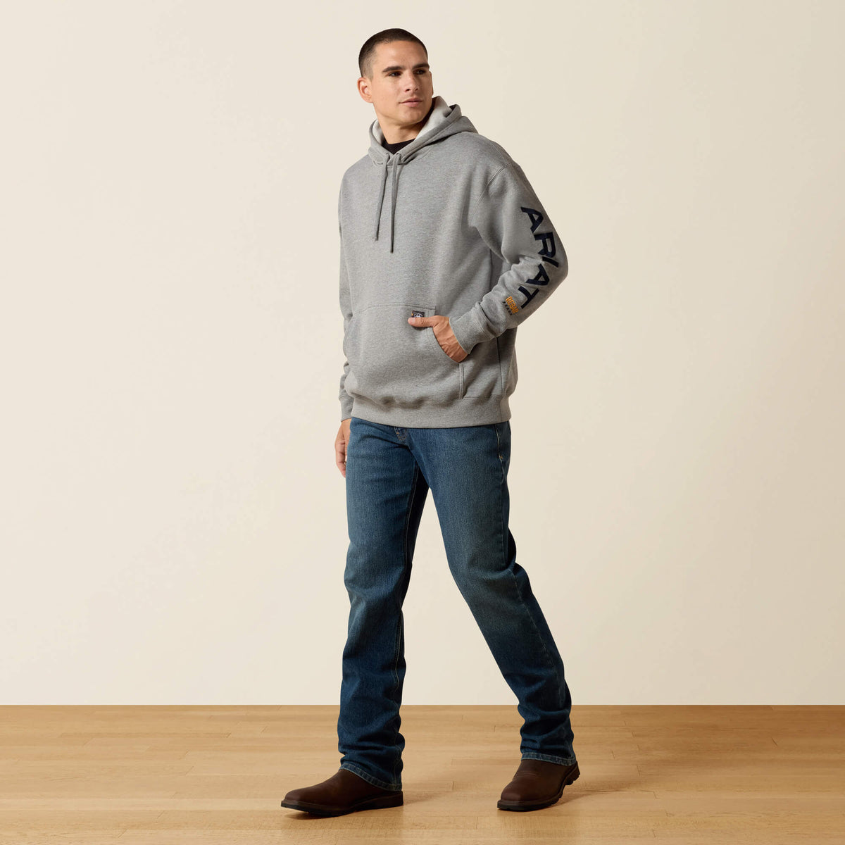 Rebar Workman Graphic Hoodie - Ariat Featured