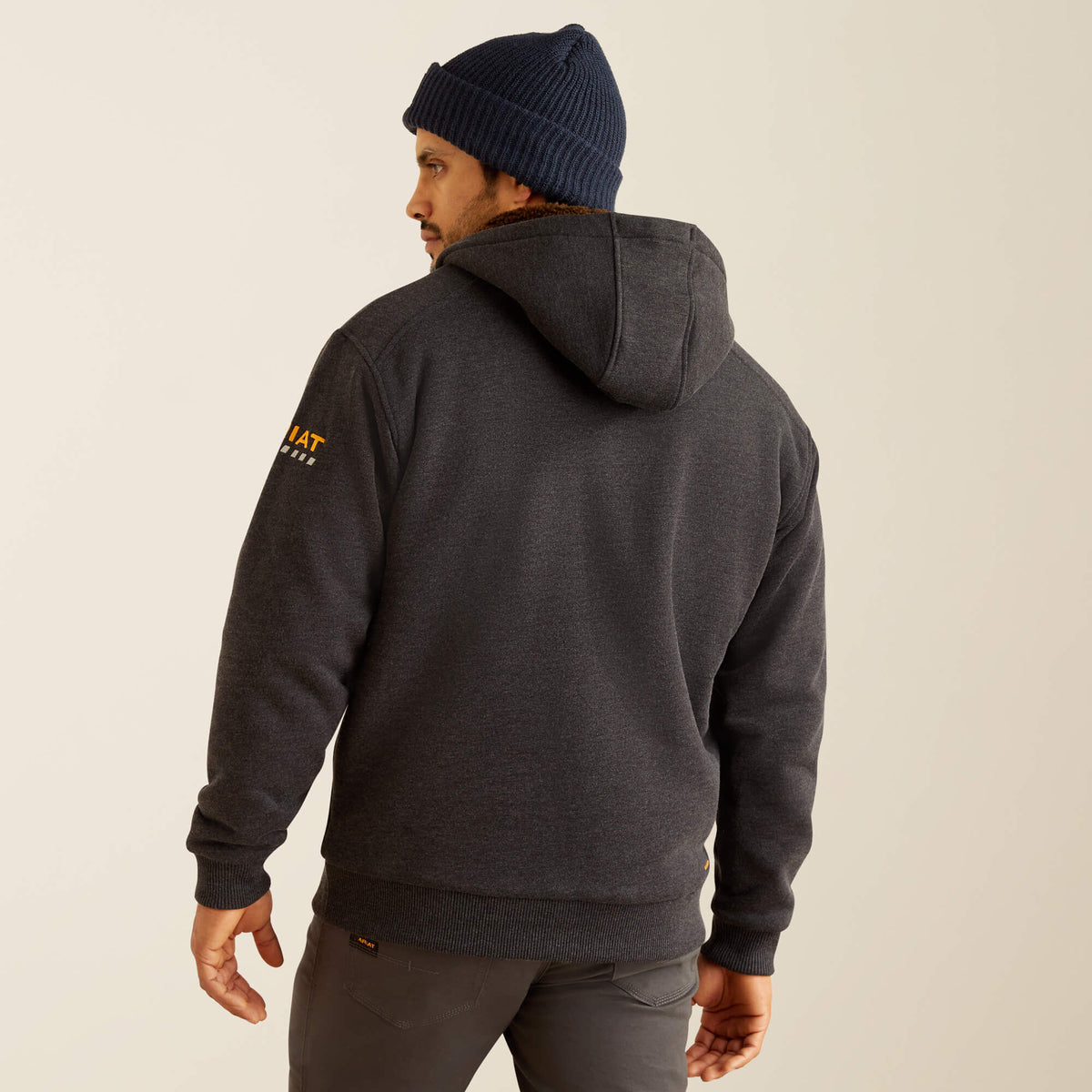 Rebar All-Weather Sherpa-Lined Full Zip Hoodie - Ariat Essential