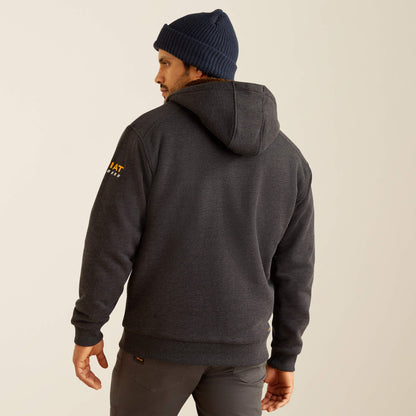 Rebar All-Weather Sherpa-Lined Full Zip Hoodie - Ariat Essential