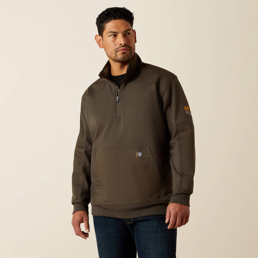 Rebar Workman Duracanvas 1/4 Zip Sweatshirt - Ariat Deals
