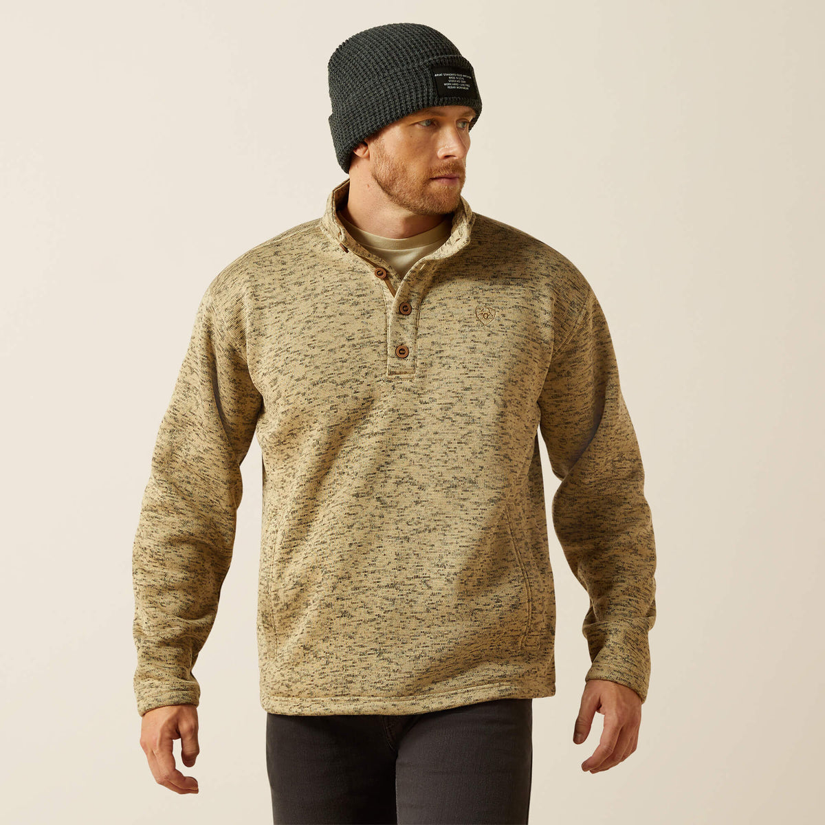 Caldwell 1/4 Button Sweater - Ariat Latest