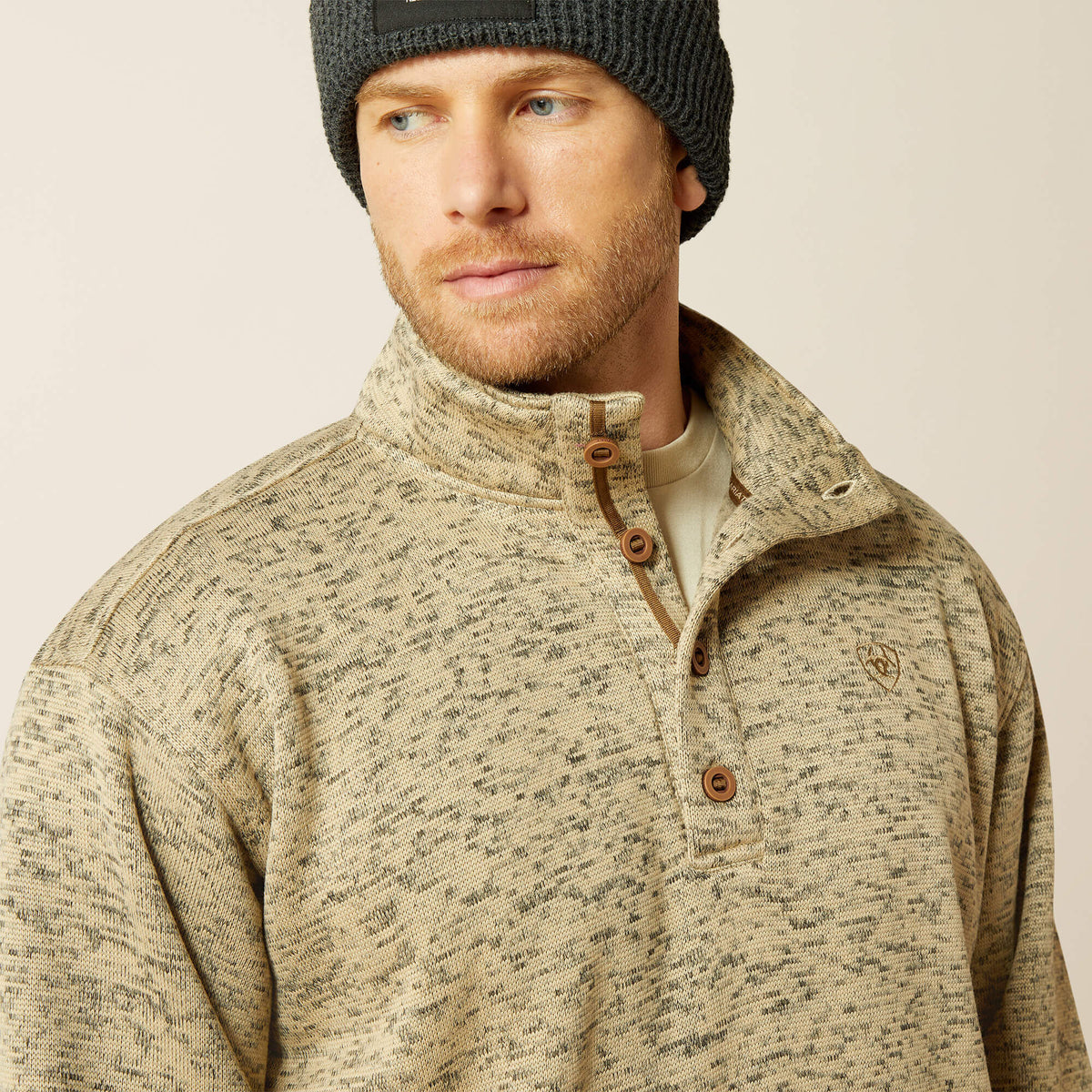 Caldwell 1/4 Button Sweater - Ariat Latest