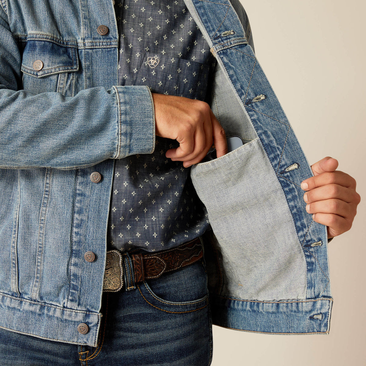 Denim Trucker Jacket - Ariat Discount