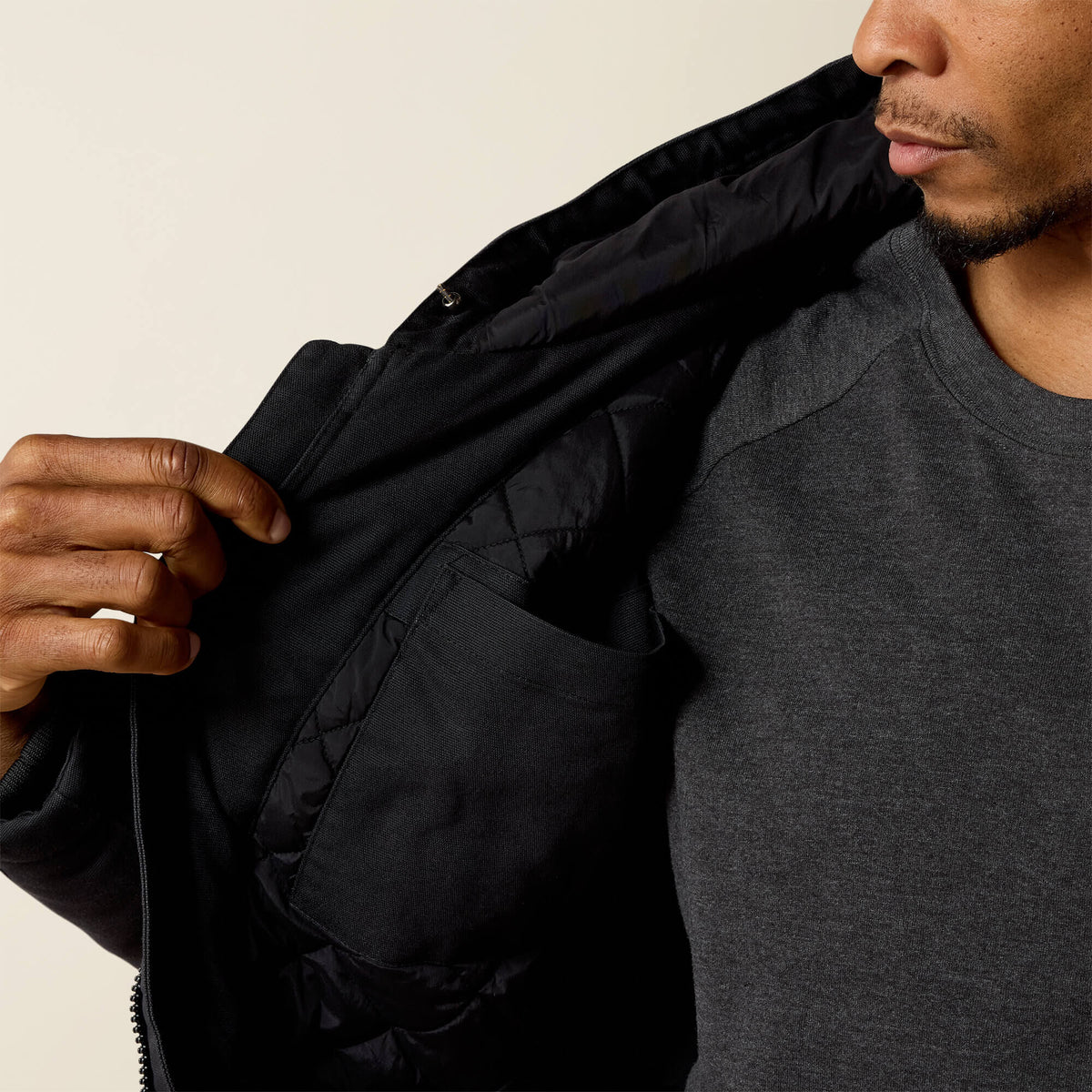 Rebar Washed DuraCanvas Insulated Jacket - Ariat Quality