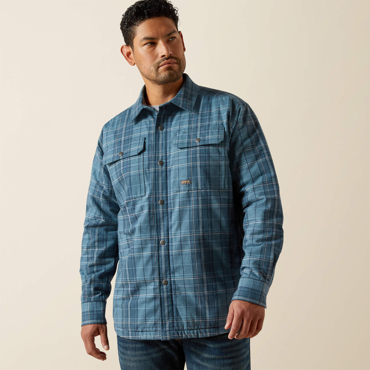 Rebar Flannel Insulated Shirt Jacket - Ariat New