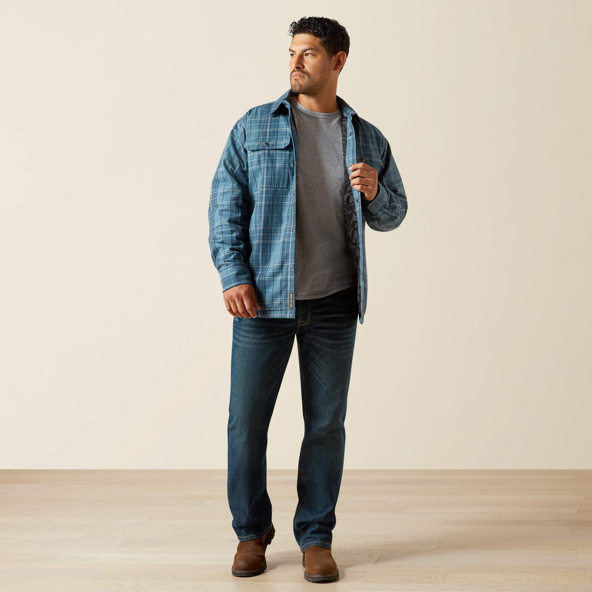 Rebar Flannel Insulated Shirt Jacket - Ariat New